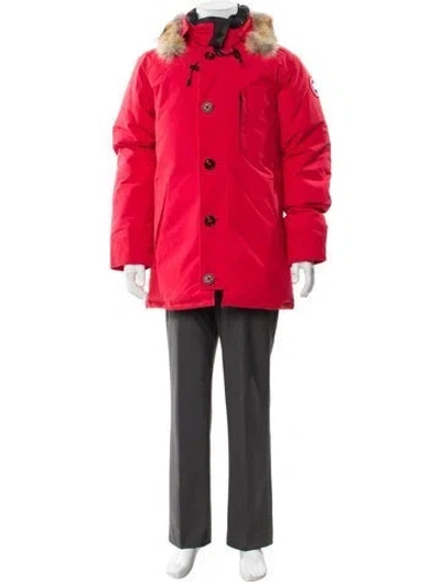 Pre-owned Canada Goose Parka In Red