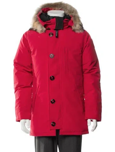 Pre-owned Canada Goose Parka In Red