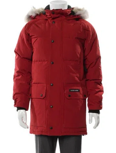 Pre-owned Canada Goose Parka In Red