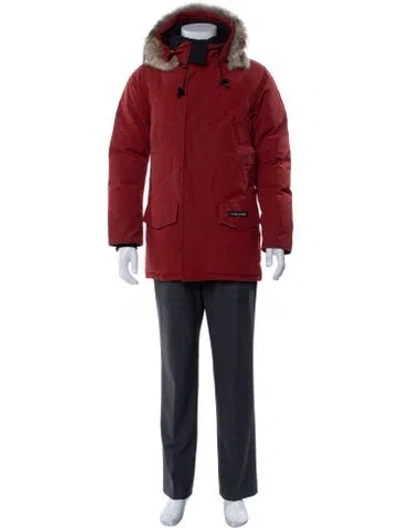Pre-owned Canada Goose Parka In Red