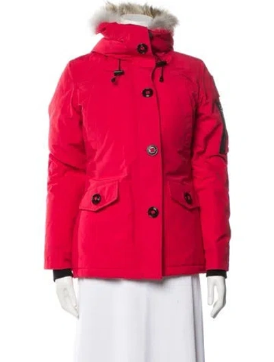 Pre-owned Canada Goose Parka In Red
