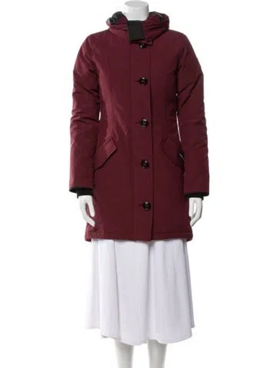 Pre-owned Canada Goose Parka In Red