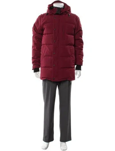 Pre-owned Canada Goose Parka In Red