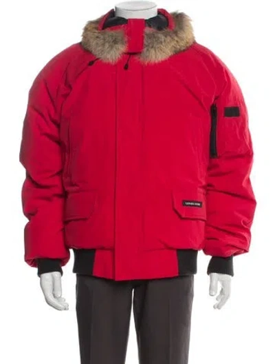 Pre-owned Canada Goose Parka In Red