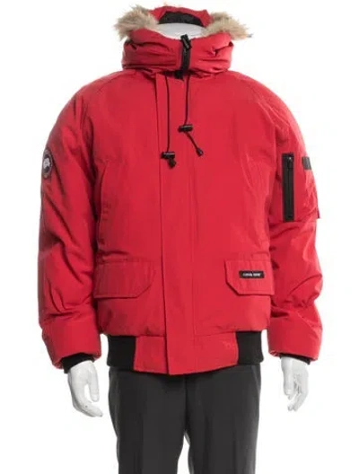 Pre-owned Canada Goose Parka In Red