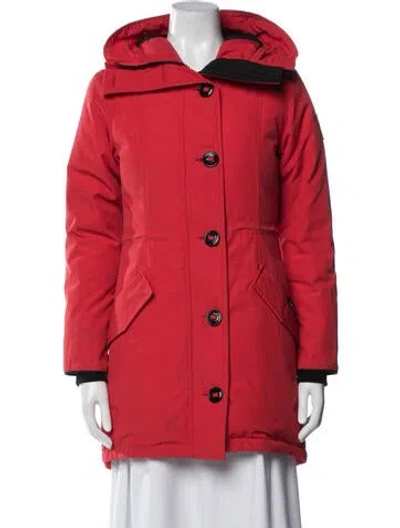 Pre-owned Canada Goose Parka In Red