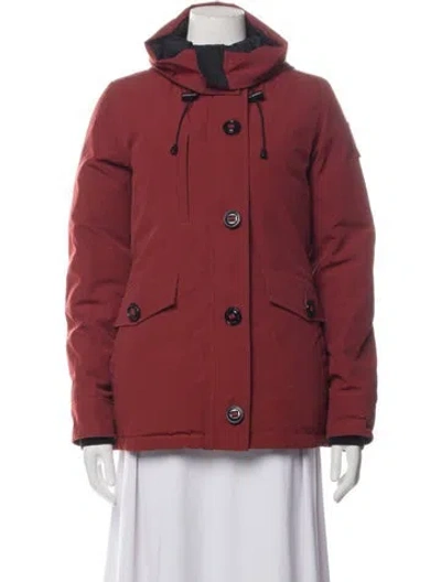 Pre-owned Canada Goose Parka In Red