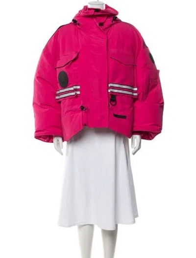 Pre-owned Canada Goose Parka In Red