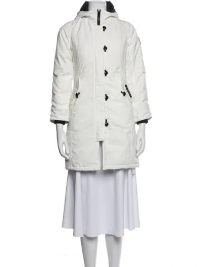 Pre-owned Canada Goose Parka W/ Tags In White