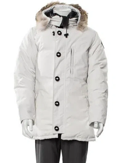 Pre-owned Canada Goose Parka In White
