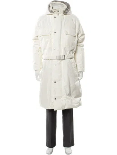 Pre-owned Canada Goose Parka In White
