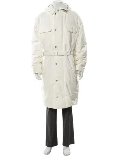 Pre-owned Canada Goose Parka In White