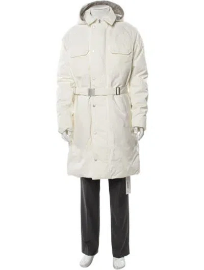 Pre-owned Canada Goose Parka In White