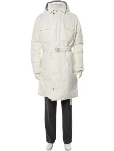 Pre-owned Canada Goose Parka In White