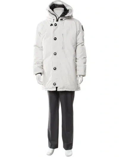 Pre-owned Canada Goose Parka In White