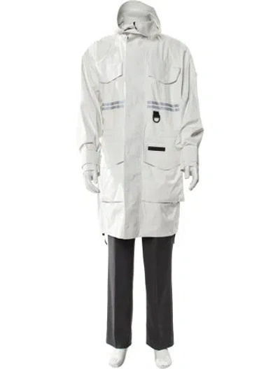 Pre-owned Canada Goose Parka In White