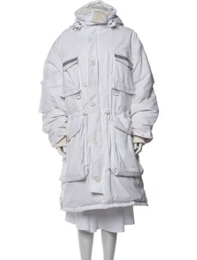 Pre-owned Canada Goose Parka In White
