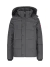 Canada Goose Wyndham Water Repellent 625 Fill Power Down Parka In Grey