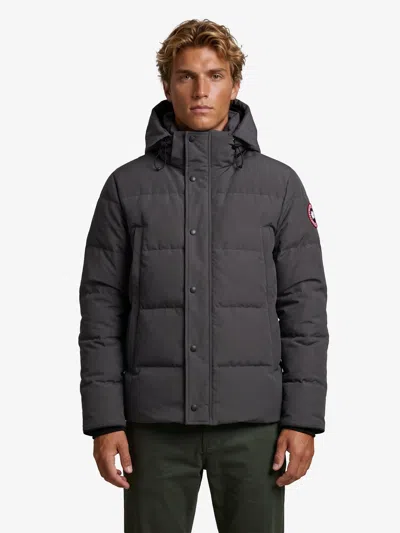 Canada Goose Parka Wyndham Grigio Granito In Gray