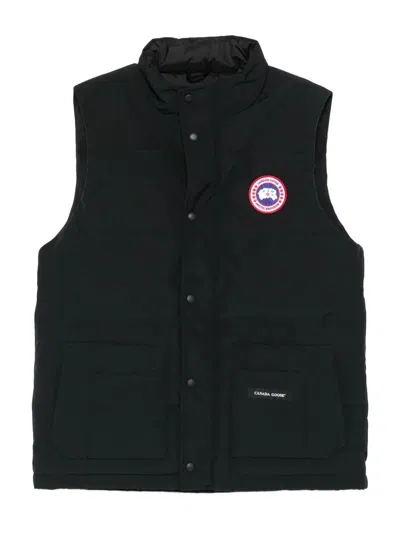 Canada Goose Patch-pocket Freestyle Gilet In Black