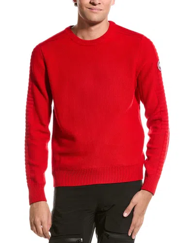 Canada Goose Paterson Wool Crewneck Sweater In Red