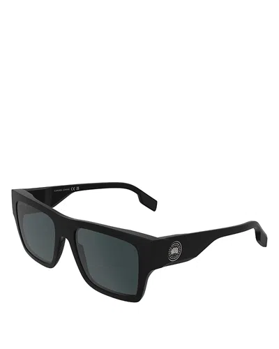 Canada Goose Performance Edge Square Sunglasses, 56mm In Black