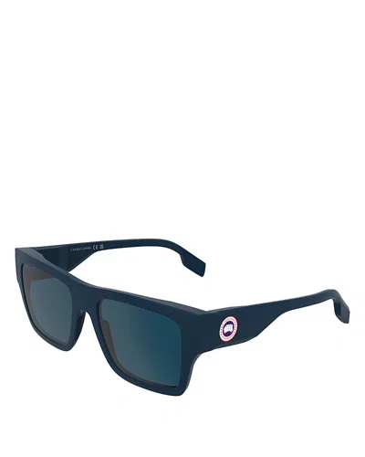 Canada Goose Performance Edge Square Sunglasses, 56mm In Blue