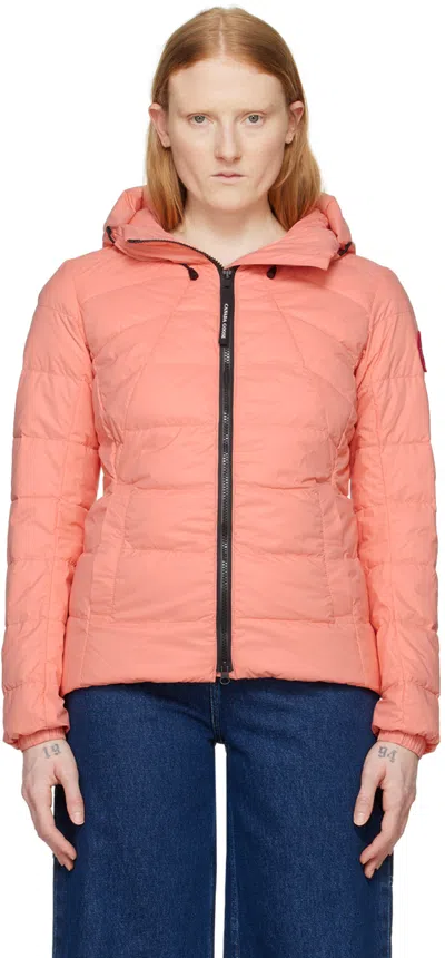 Canada Goose Pink Abbott Down Jacket In 1666 Daylily