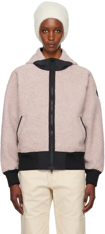 Canada Goose Pink 'black Label' Simcoe Hoodie In 856 Lucent Rose