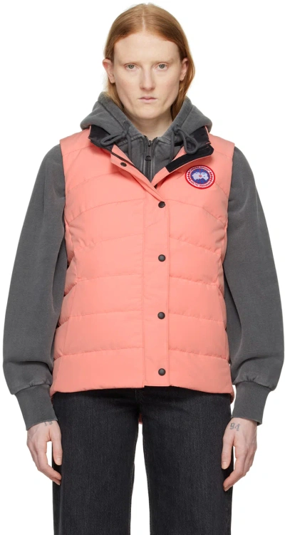 CANADA GOOSE PINK FREESTYLE DOWN VEST