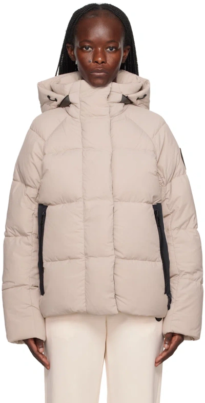 Canada Goose Pink Junction Down Jacket In 856 Lucent Rose