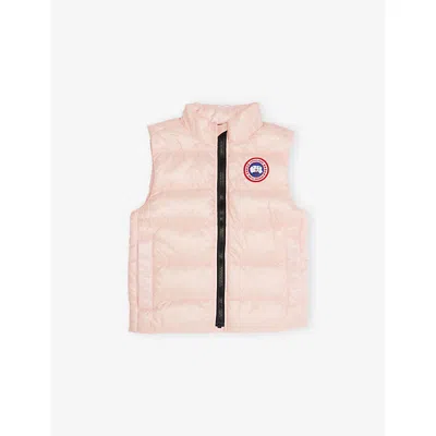 Canada Goose Kids' Rofton Quilted Shell-down Vest 2-7 Years Pink Lemonade-ro