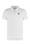 Canada Goose White Short-sleeve Polo Shirt With Traditional Collar In White