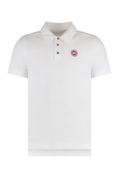 CANADA GOOSE CANADA GOOSE POLO BECKLEY IN COTTON PIQUÉ