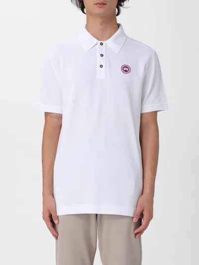 CANADA GOOSE POLO SHIRT CANADA GOOSE MEN COLOR WHITE,H42715001
