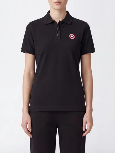 Canada Goose Polo Shirt Woman Color Black