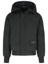 Canada Goose Chilliwack Padded Down Bomber Jacket In Black