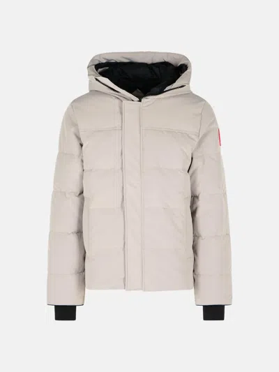 Canada Goose Polyester And Grey Cotton Jacket In Gray