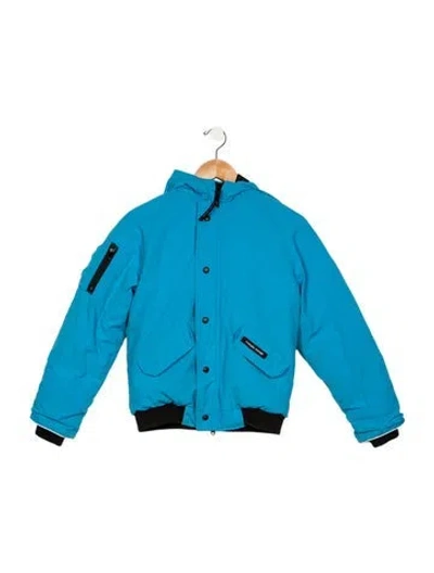 Pre-owned Canada Goose Kids' Polyester Down Jacket In Black