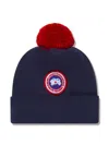 Canada Goose Pom Pom Beanie In Blue