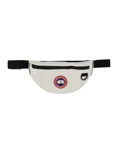 Canada Goose Pouch With Logo In White