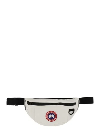 Canada Goose Pouch With Logo In White