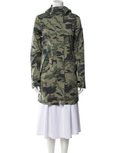 Pre-owned Canada Goose Printed Utility Jacket In Green