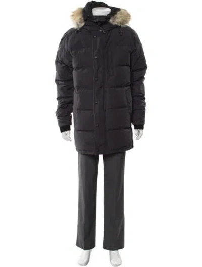 Pre-owned Canada Goose Puffer Coat In Black