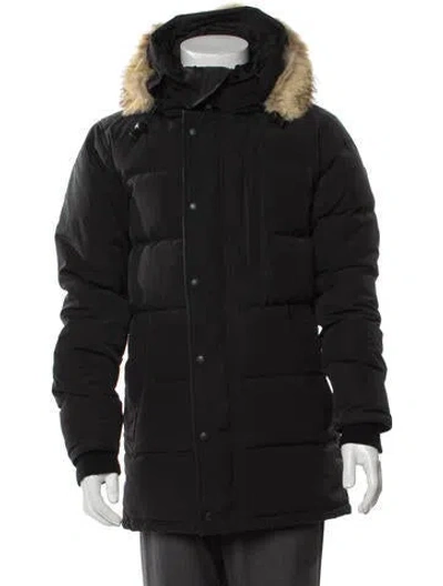 Pre-owned Canada Goose Puffer Coat In Black