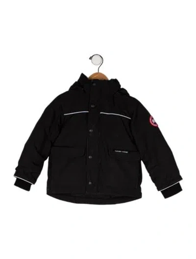 Pre-owned Canada Goose Babies' Puffer Coat In Black