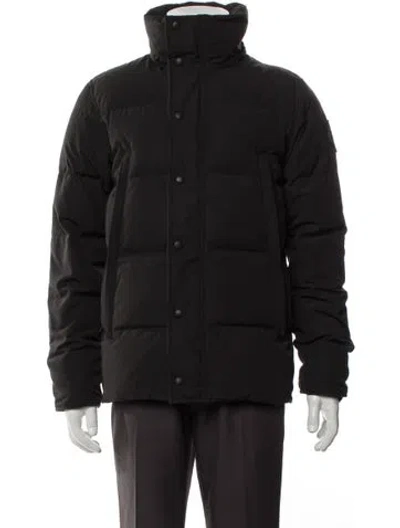 Pre-owned Canada Goose Puffer Coat In Black
