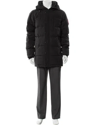 Pre-owned Canada Goose Puffer Coat In Black