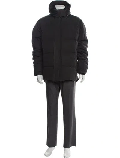 Pre-owned Canada Goose Puffer Coat In Black