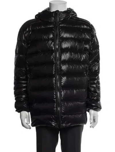 Pre-owned Canada Goose Puffer Coat In Black